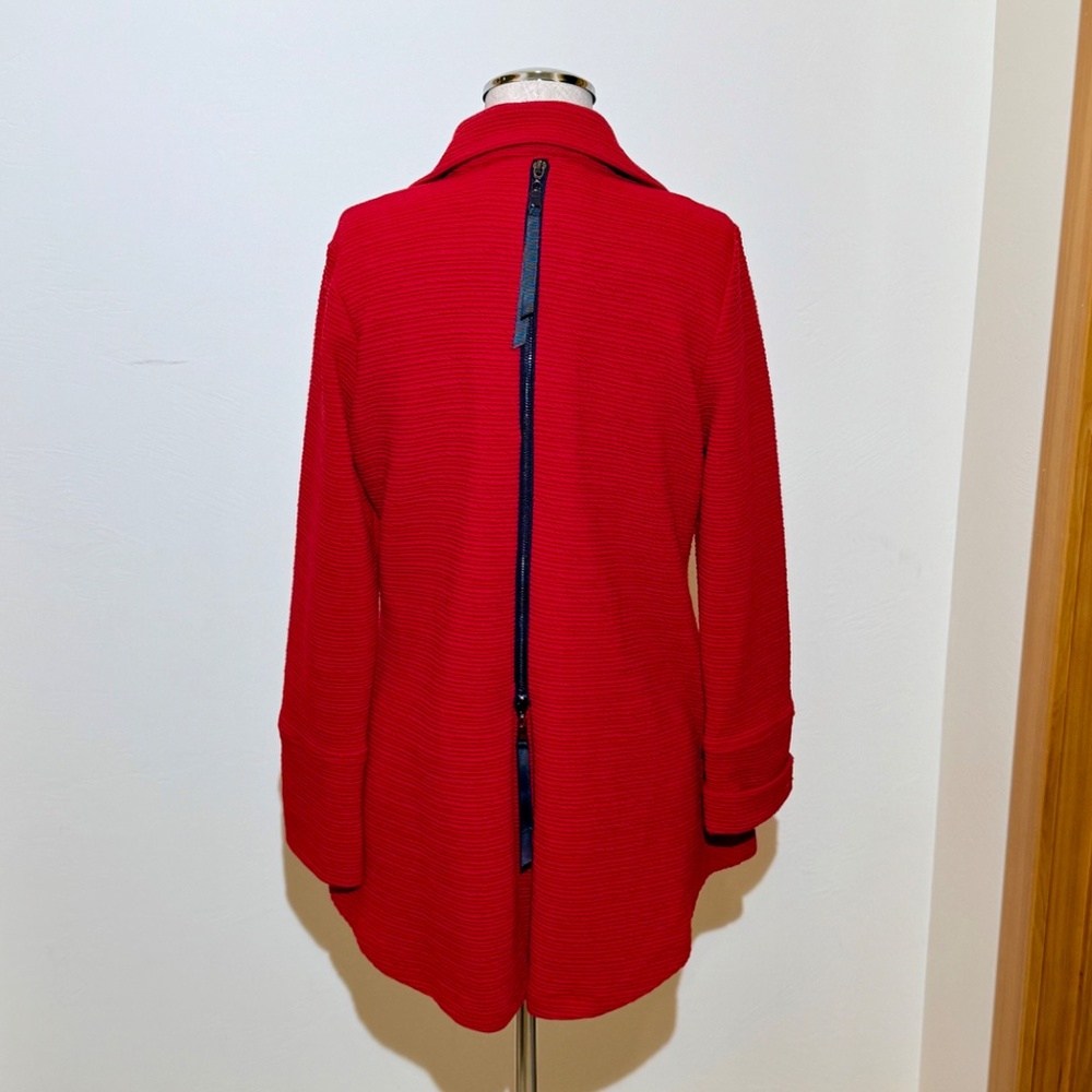 🔥EXQUISITE‼️ Contemporary Jacket from IC Collection in True Red - Size Small ♥️ - Picture 5 of 10